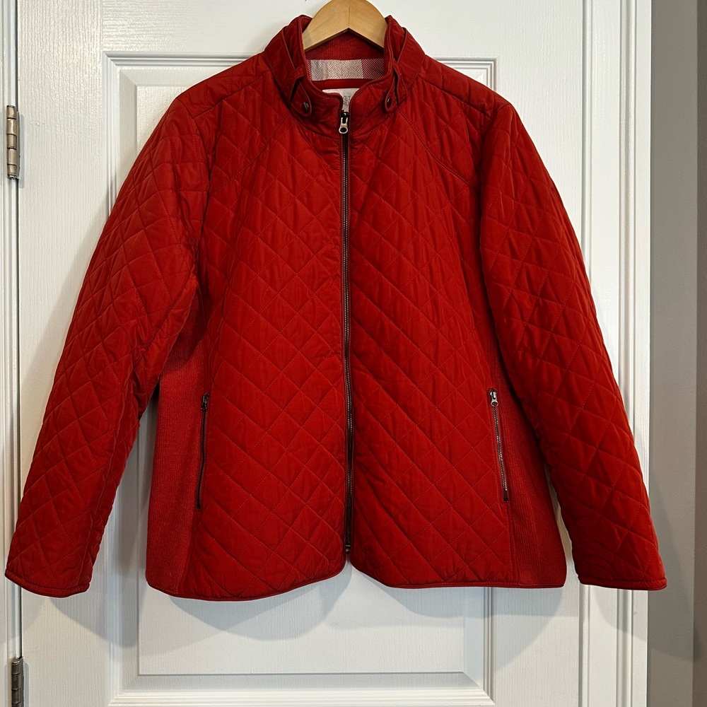 Stitch Fix Market and Spruce Quilted Lightweight Puffer Jacket Orange Size XXL